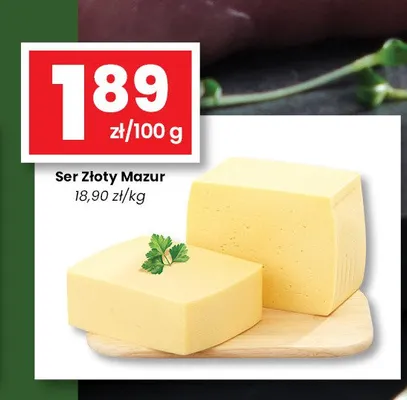 Ser Złoty Mazur Mlekpol promocja w emma MARKET