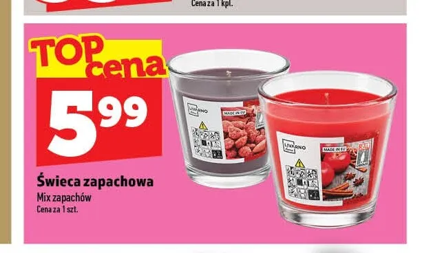 Świeca zapachowa promocja w TOPAZ