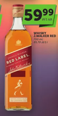 Whisky Johnnie Walker Red Label promocja w Groszek