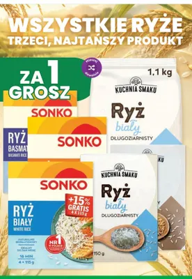 Ryż biały długoziarnisty Kuchnia Smaku promocja w Dino