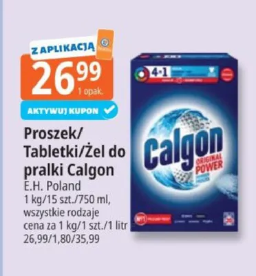 Proszek/tabletki/żel do prania Calgon promocja w Leclerc