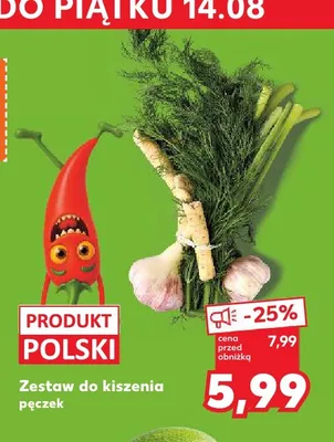 Zestaw do kiszenia promocja w Kaufland