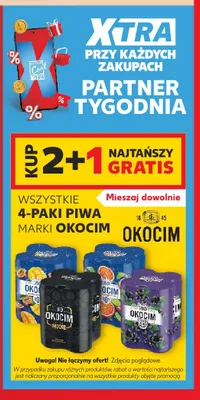 Piwo Okocim 4,5% 4-pak promocja w Kaufland