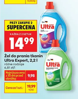 Żel do prania tkanin promocja w Biedronka