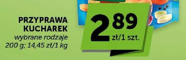 Przyprawa Kucharek wybrane rodzaje promocja w Groszek