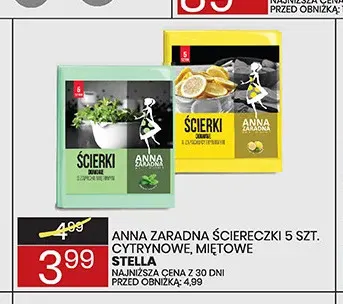 Ściereczki cytrynowe Anna Zaradna promocja w Wafelek