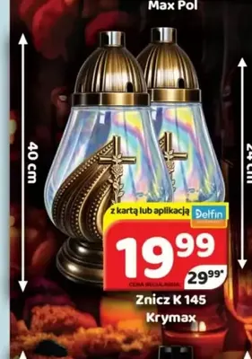Znicz K 145 40 cm Krymax promocja w Delfin