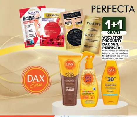 Produkty Dax Sun i Perfecta promocja w Stokrotka