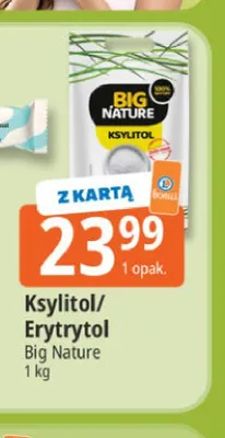 Erytrytol Big Nature promocja w Leclerc