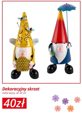 Dekoracyjny skrzat promocja w KiK