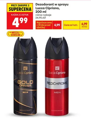 Dezodorant w sprayu, różne rodzaje promocja w Biedronka