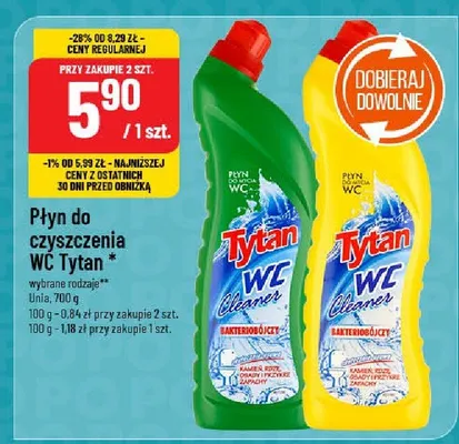 Płyn do czyszczenia WC promocja w POLOmarket