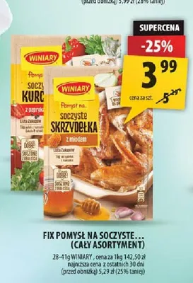 Fix Pomysł na soczystego kurczaka z papryką Winiary promocja w Arhelan