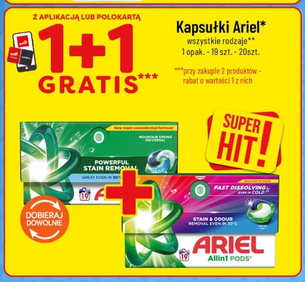 Kapsułki Ariel Color promocja w POLOmarket