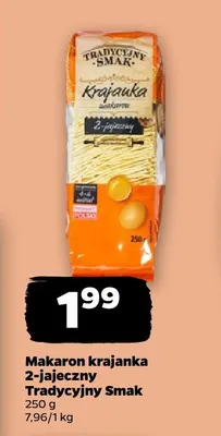 Makaron krajanka 2-jajeczny Tradycyjny Smak promocja w Netto