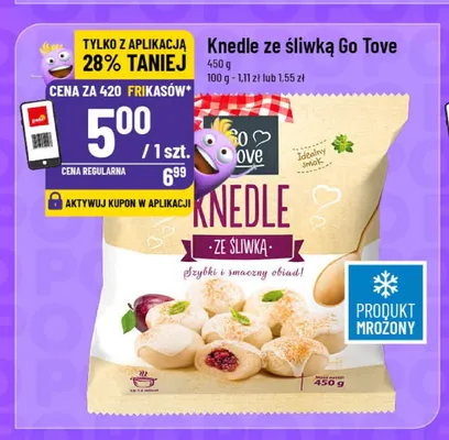 Knedle ze śliwką Go Tove promocja w POLOmarket