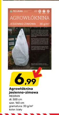 Agrowłóknina jesienno-zimowa Megran promocja w Bricomarche