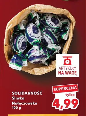 Śliwka Nałęczowska Solidarność promocja w Kaufland