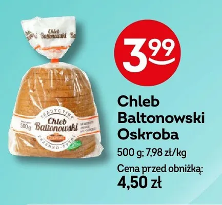 Chleb Baltonowski Oskroba promocja w Żabka