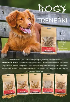 Przysmaki dla psa Rogy Trenerki Jagnięcina bez zbóż hipoalergiczne monobiałkowe promocja w Aquael zoo