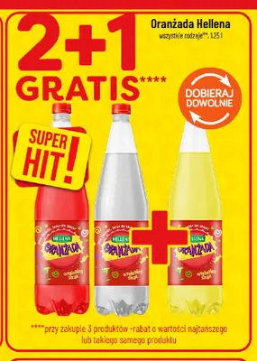 Oranżada Hellena czerwona promocja w POLOmarket