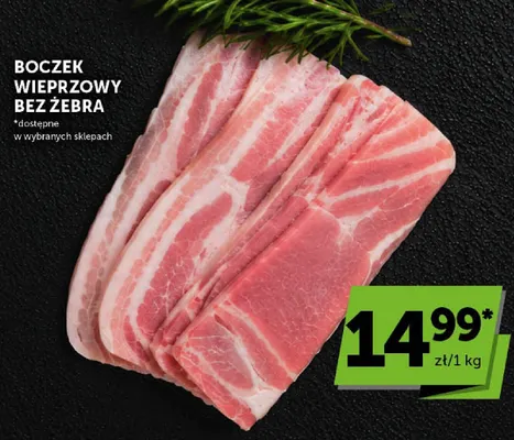 Boczek wieprzowy bez żebra promocja w Euro Sklep