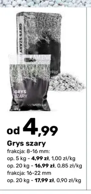 Grys szary 5 kg frakcja 8-16 mm promocja w Bricomarche