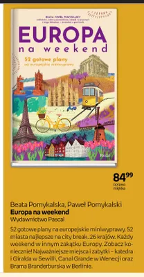 Książka Europa na weekend Pascal promocja w Empik