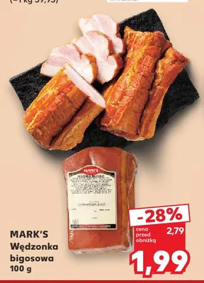 Wędzonka bigosowa Mark's promocja w Kaufland