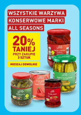Ogórki kanapkowe All Seasons promocja w Aldi