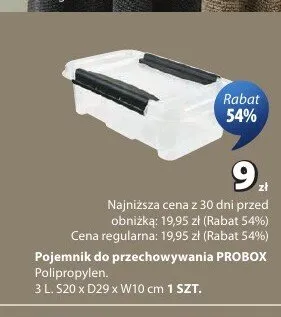Pojemnik do przechowywania PROBOX 3 l promocja w Jysk