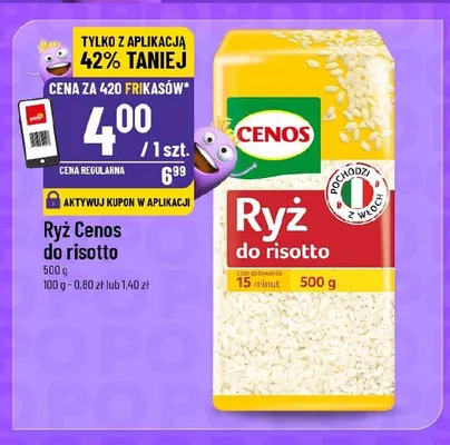 Ryż do risotto Cenos promocja w POLOmarket