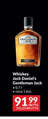 Whiskey Jack Daniel's Gentleman Jack promocja w Makro