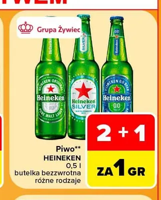 Piwo Heineken Original promocja w Carrefour