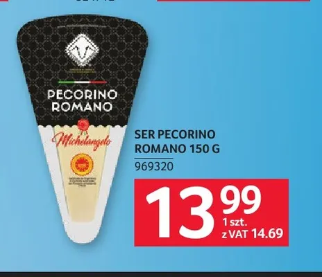 Ser Pecorino Romano Michelangelo promocja w Selgros