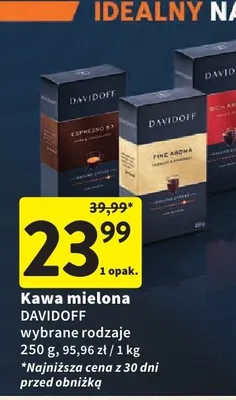 Kawa mielona Davidoff promocja w Intermarche