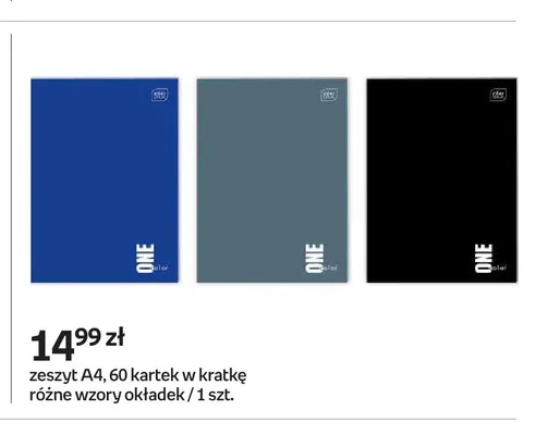 Zeszyt A4 60 kartek w kratkę promocja w Empik
