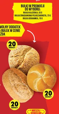 Bułka grahamka promocja w Biedronka