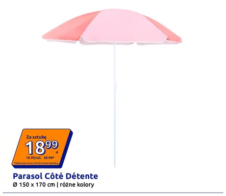 Parasol Côté Détente promocja w Action