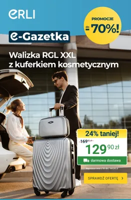 Walizka RGL XXL z kuferkiem kosmetycznym promocja w ERLI