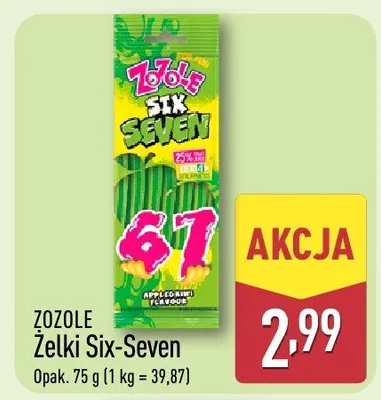 Żelki Six-Seven promocja w Aldi