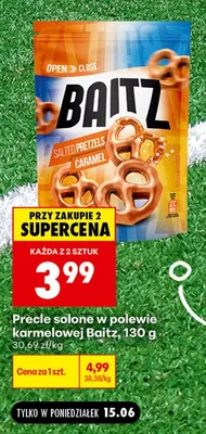Precle solone w polewie karmelowej Baitz promocja w Biedronka