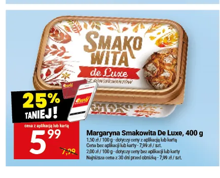 Margaryna Smakowita De Luxe promocja w Twój Market