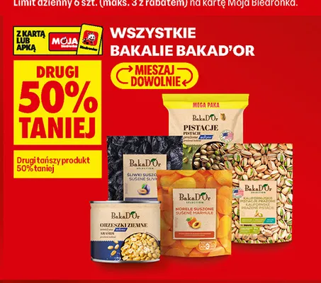 Śliwki suszone Bakad'Or promocja w Biedronka
