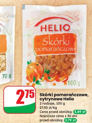 Skórki pomarańczowe, cytrynowe promocja w Dino