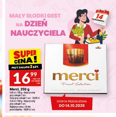Czekoladki Merci Finest Selection promocja w Twój Market