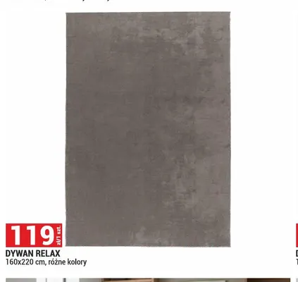 Dywan Relax 160x220 cm promocja w Merkury Market