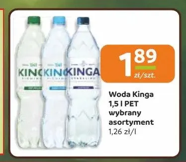 Woda mineralna Kinga Pienińska promocja w Gama
