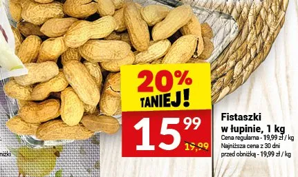Fistaszki w łupinie promocja w Twój Market