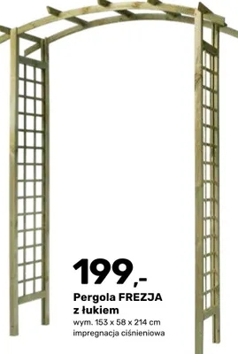 Pergola Frezja z łukiem promocja w Bricomarche